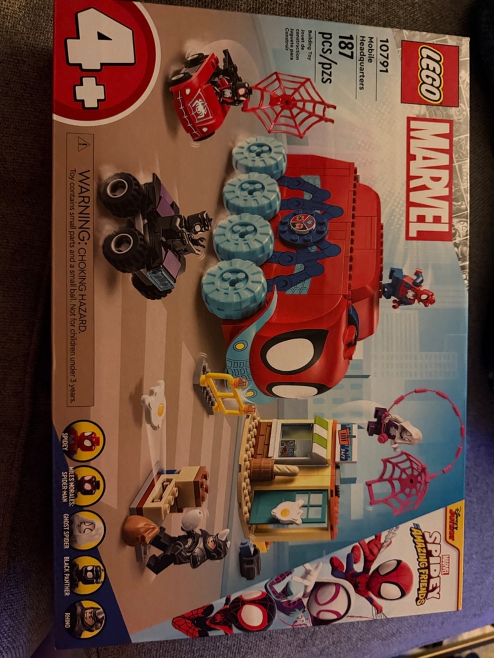 LEGO Marvel 10791 Mobile Headquarters- Spider-Man 4+ 187 pcs